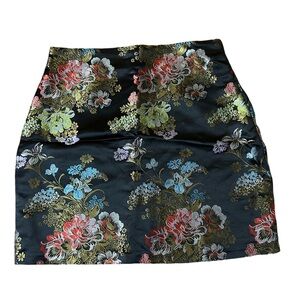 🇨🇦3/$15 Satin Black midi Skirt